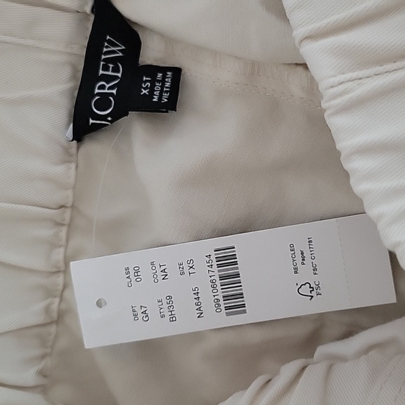 J.Crew Tall Astrid Chino Pant Natural NWT Size XST - Picture 8 of 16